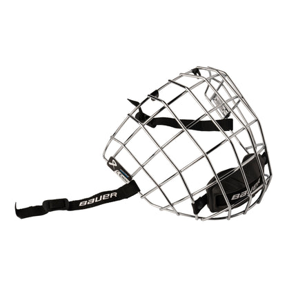 A photo of the BAUER Contour Chrome Facemask in colour chrome.
