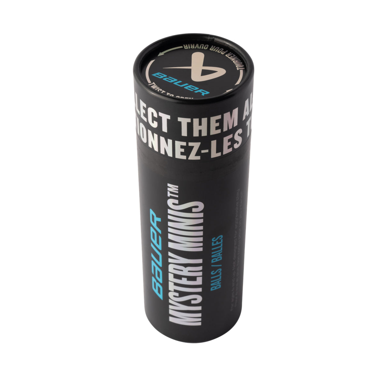 A photo of the BAUER Mystery Minis™ Ball cylinder case.