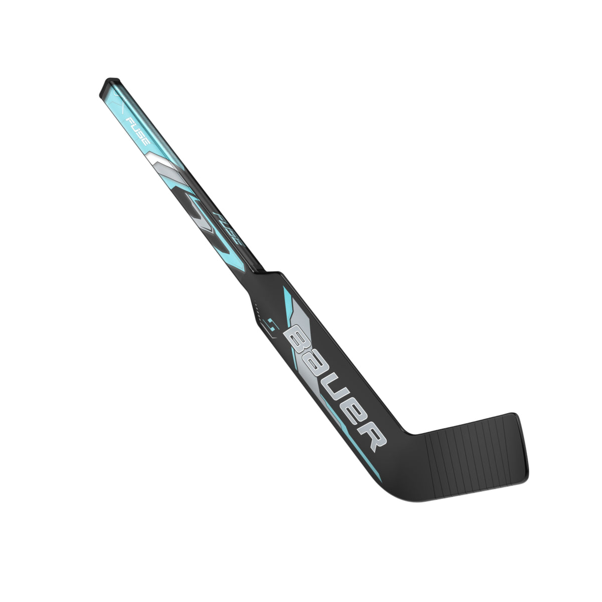 A photo of the BAUER Mystery Minis® Goal Sticks Supreme fuse black and blue stick