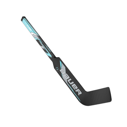 A photo of the BAUER Mystery Minis® Goal Sticks Supreme fuse black and blue stick