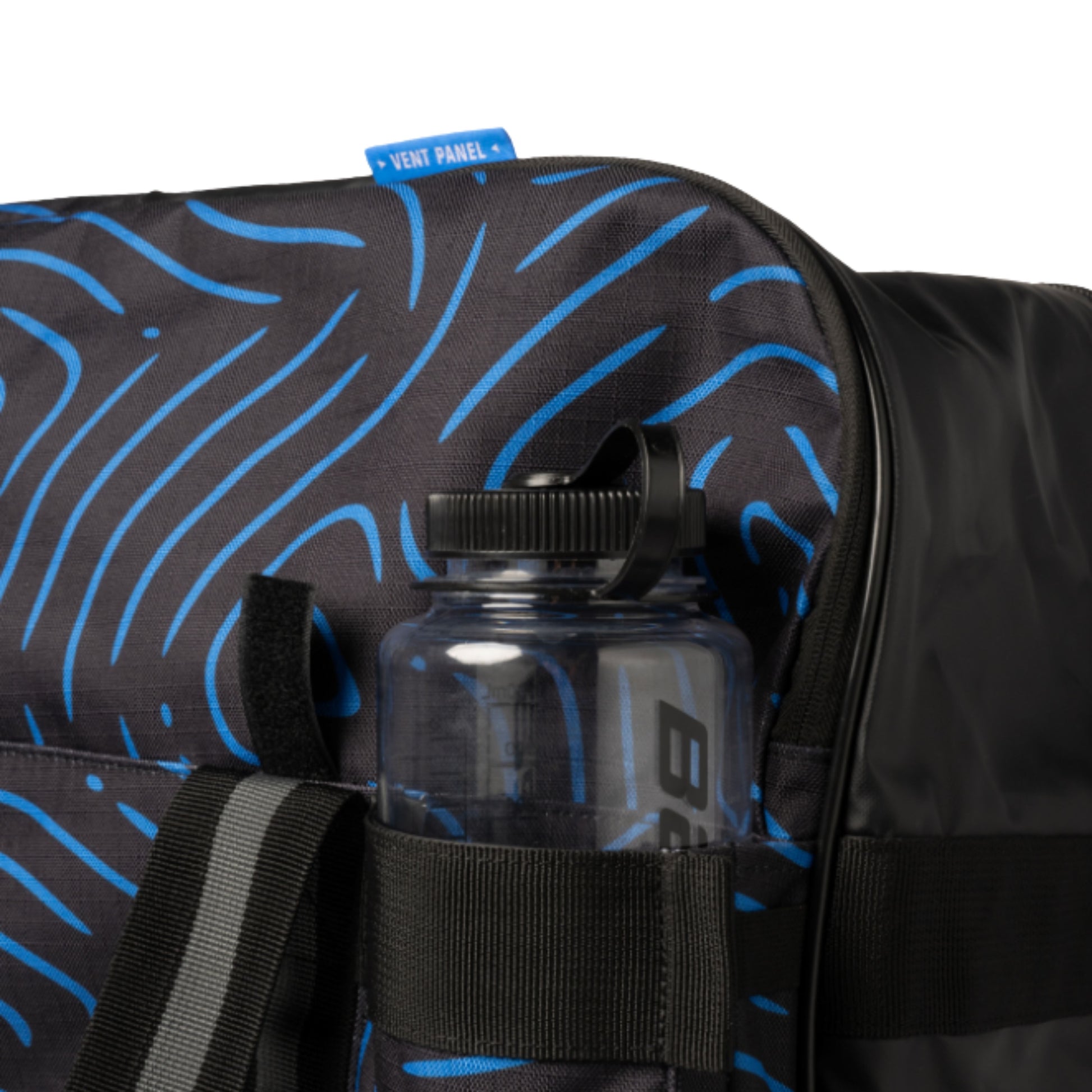A photo of the BAUER Premium Senior Wheeled Bag in colour blue and black.