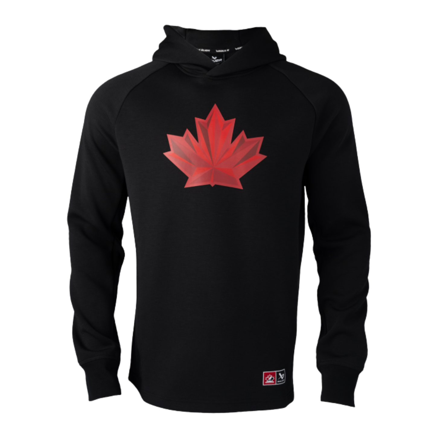 A photo of the BAUER x Hockey Canada® Performance Hoodie in colour black.
