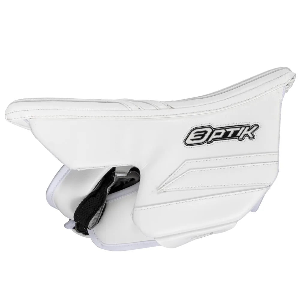 Brian's OPTik 3 Senior Goalie Blocker - White sIDE