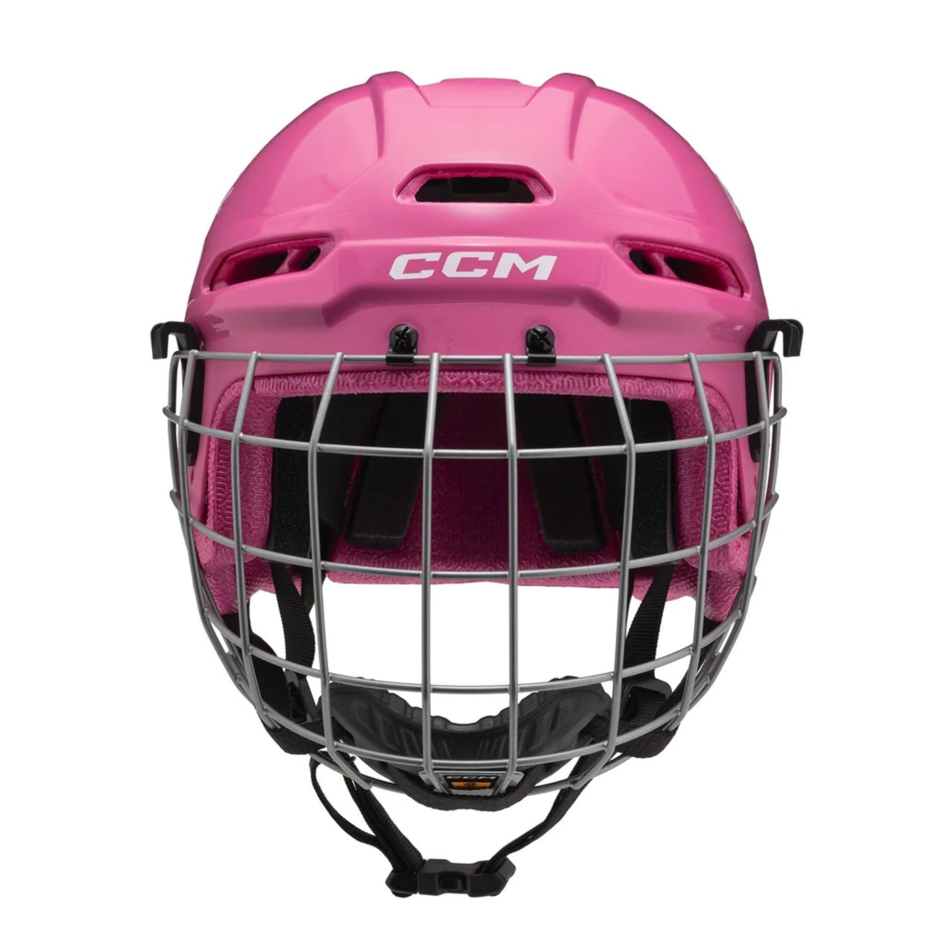 A photo of the Barbie™ x CCM Multi Sport Youth Helmet Combo in colour pink.