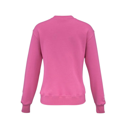 A photo of the Barbie™ x CCM Pink Embroidered Crewneck in colour pink.