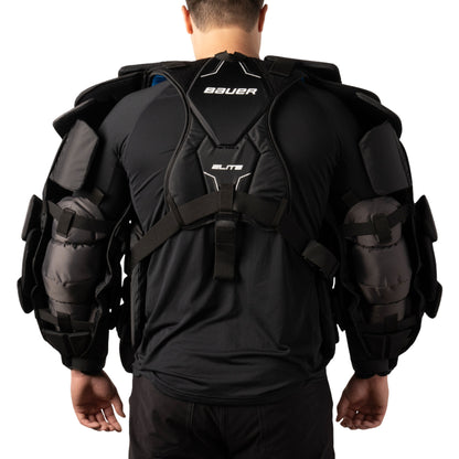 A photo of the Bauer Elite Senior Chest Protector in colour black.