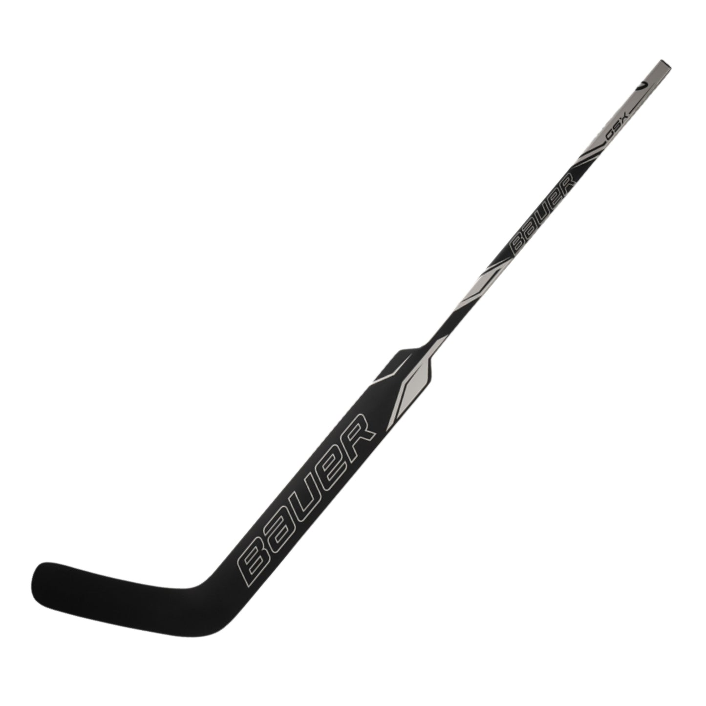 A photo of the Bauer GSX Goalie Stick in colour black and white.