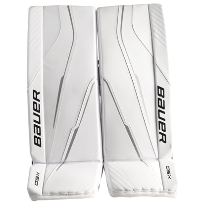 Bauer GSX Senior Goalie Pads (2023) White