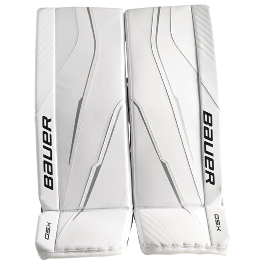 Bauer GSX Senior Goalie Pads (2023) White