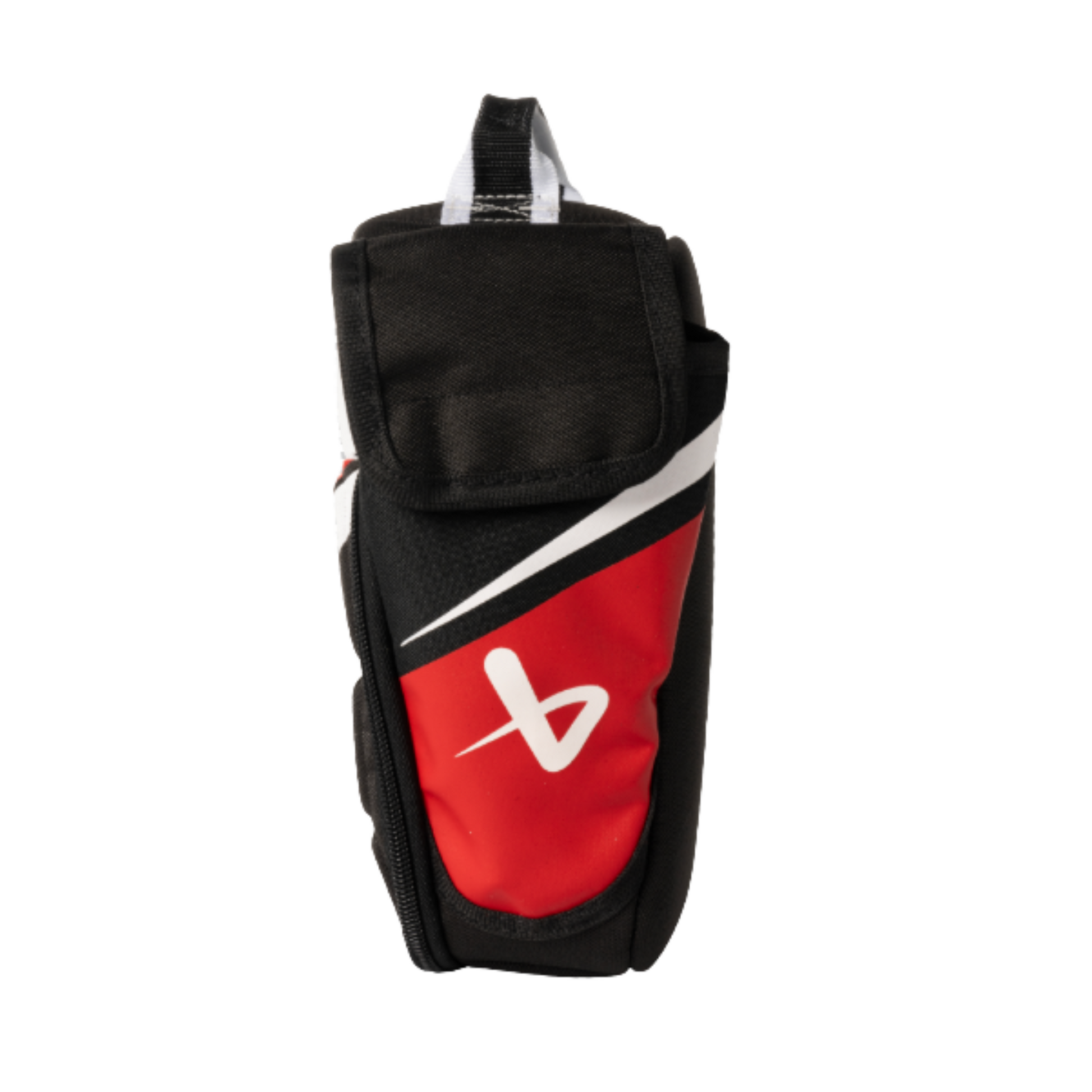 A photo of the Bauer Youth Glove Lunchbox in colour black, white and red.