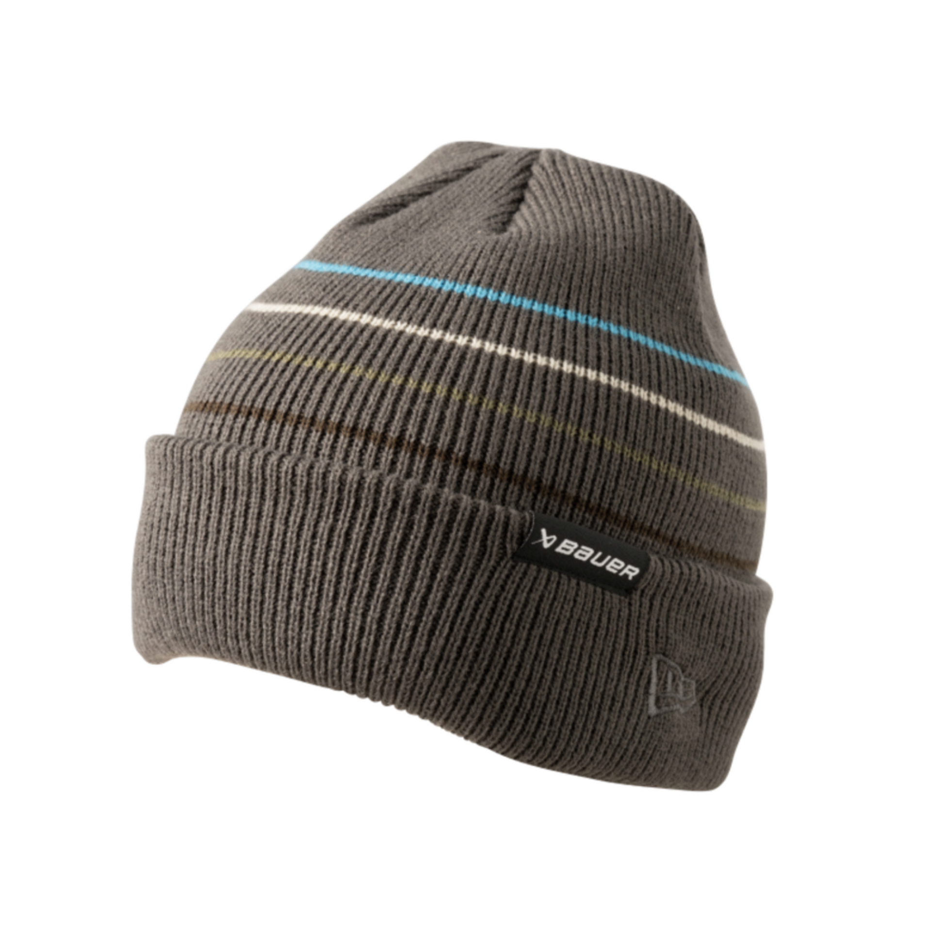 Bauer NE Striped Adult Toque Grey