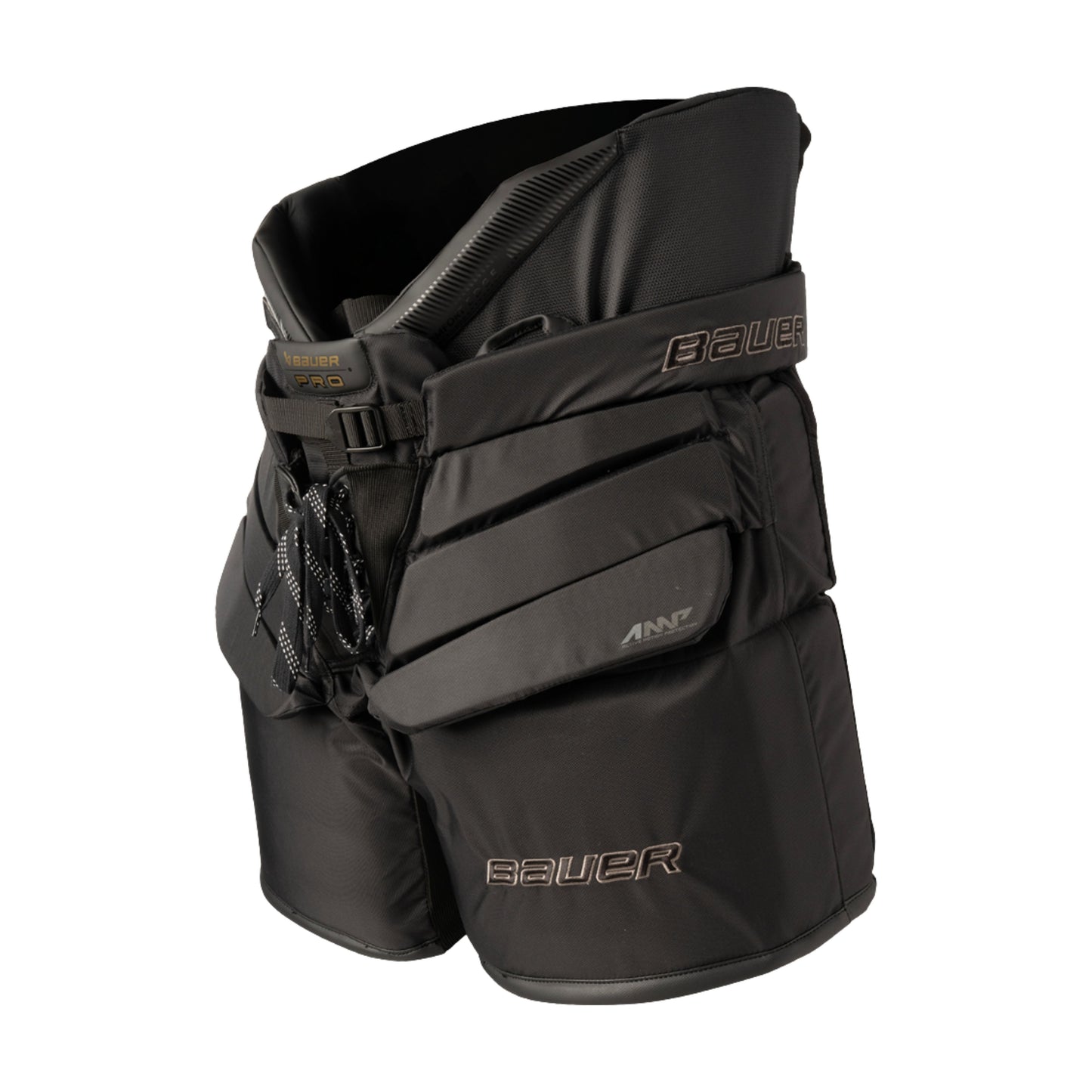 A photo of the Bauer Pro Senior Goalie Pants in colour black.