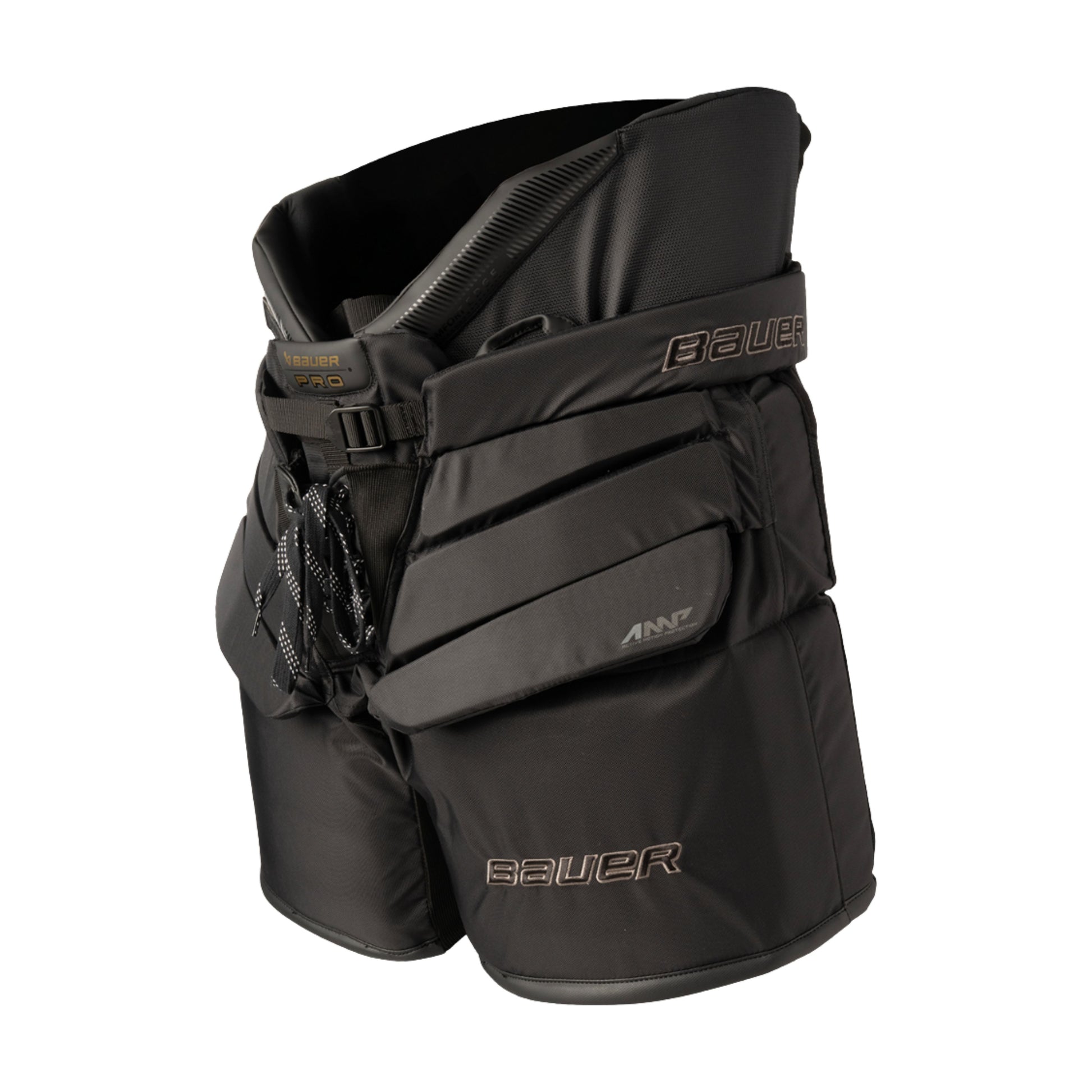 A photo of the Bauer Pro Senior Goalie Pants in colour black.