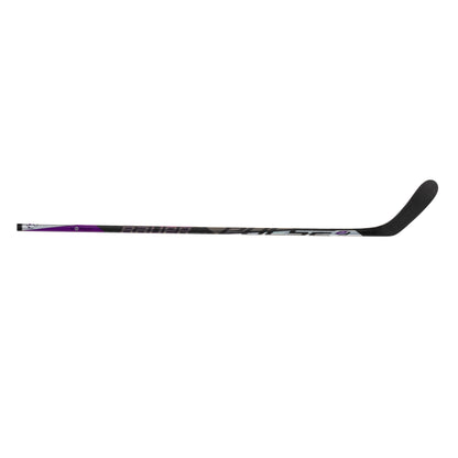 A photo of the Bauer Pulse 2 Hockey Stick in colour black, purple and silver.