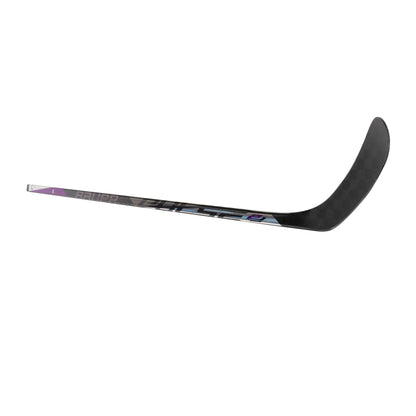 A photo of the Bauer Pulse 2 Hockey Stick in colour black, purple and silver.