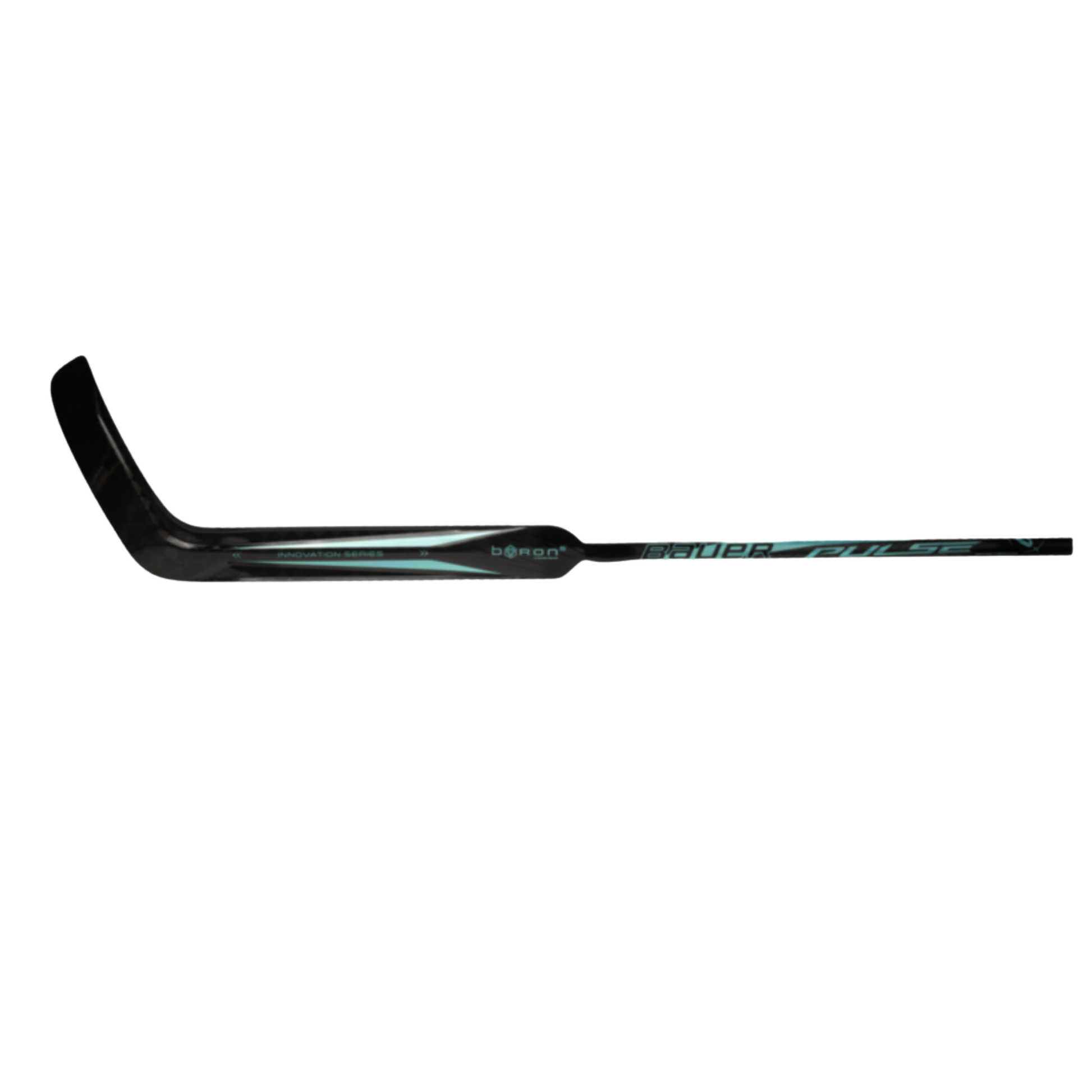 A photo of the Bauer Pulse Senior Goalie Stick  in colour black and blue.