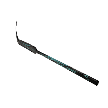 A photo of the Bauer Pulse Senior Goalie Stick  in colour black and blue.