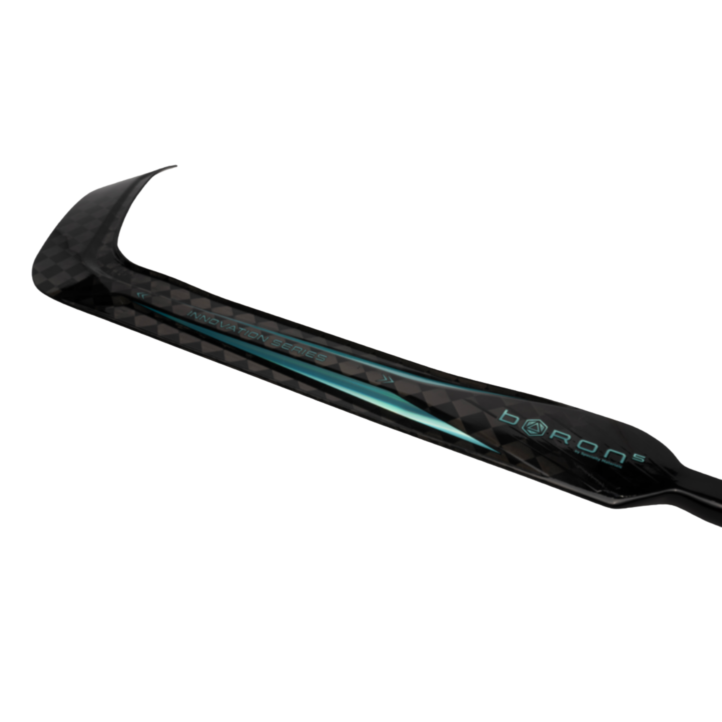 A photo of the Bauer Pulse Senior Goalie Stick  in colour black and blue.