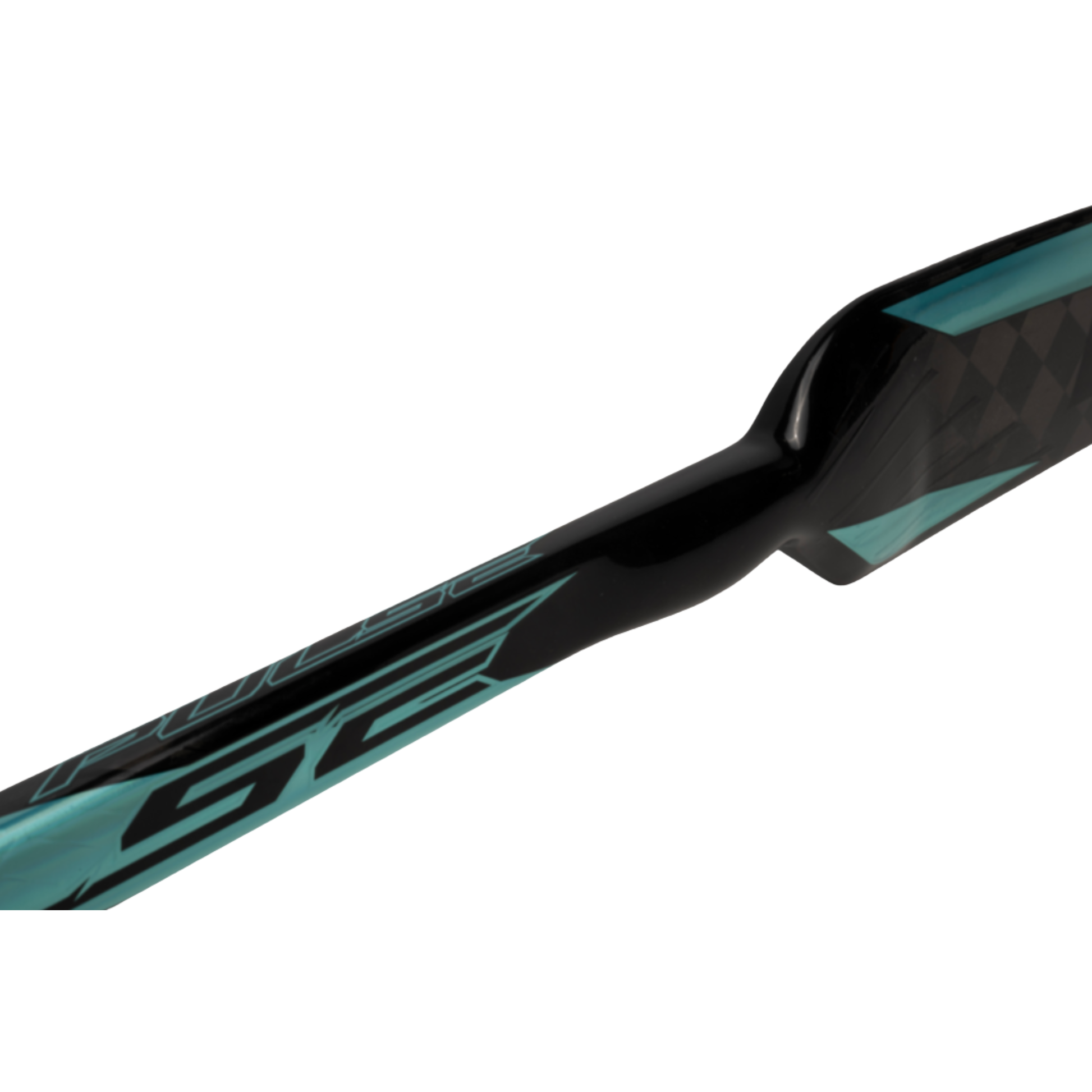 A photo of the Bauer Pulse Senior Goalie Stick  in colour black and blue.