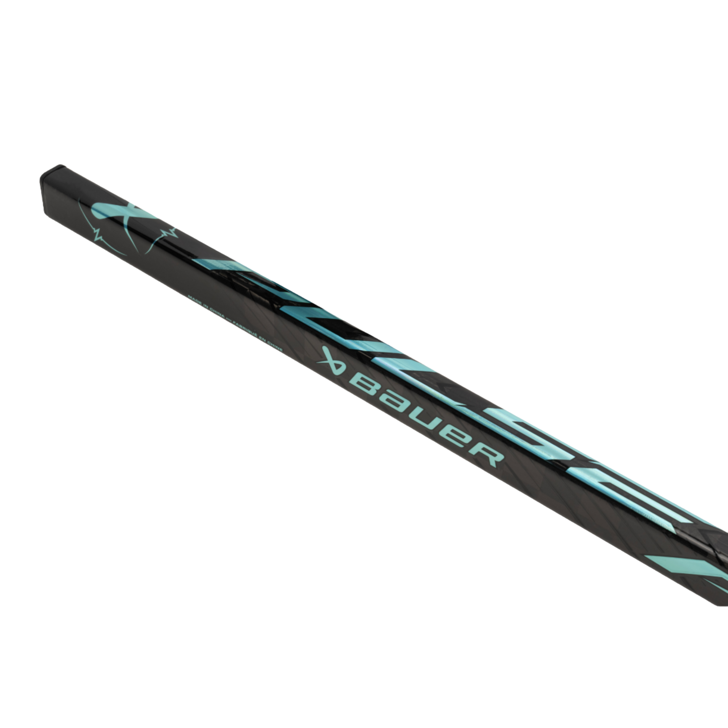 A photo of the Bauer Pulse Senior Hockey Stick in colour black and blue.
