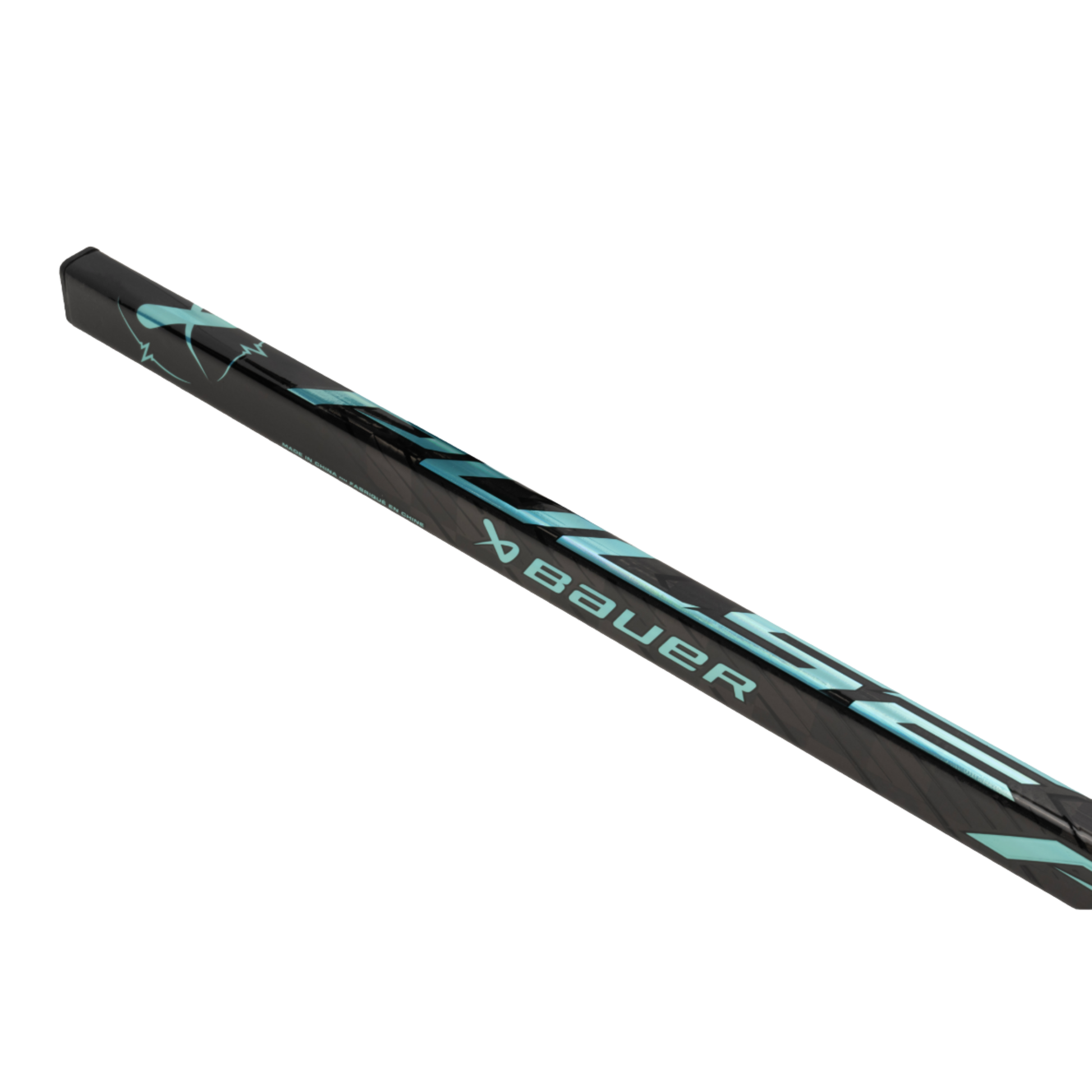 A photo of the Bauer Pulse Senior Hockey Stick in colour black and blue.