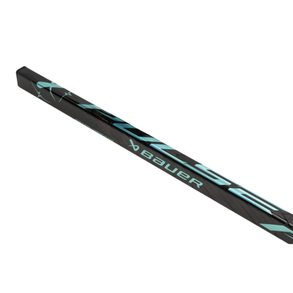 A photo of the Bauer Pulse Senior Hockey Stick in colour black and blue.