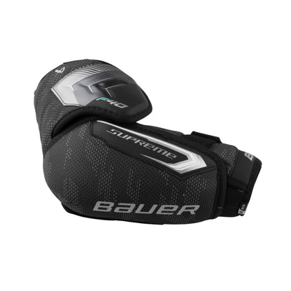 A photo of the Bauer Supreme F40 Senior Elbow Pads in colour black and grey.