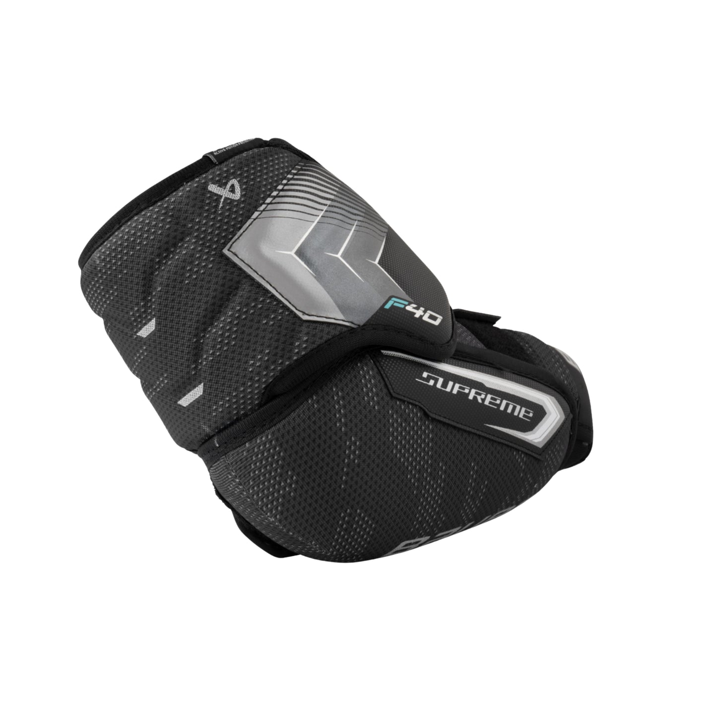 A photo of the Bauer Supreme F40 Senior Elbow Pads in colour black and grey.