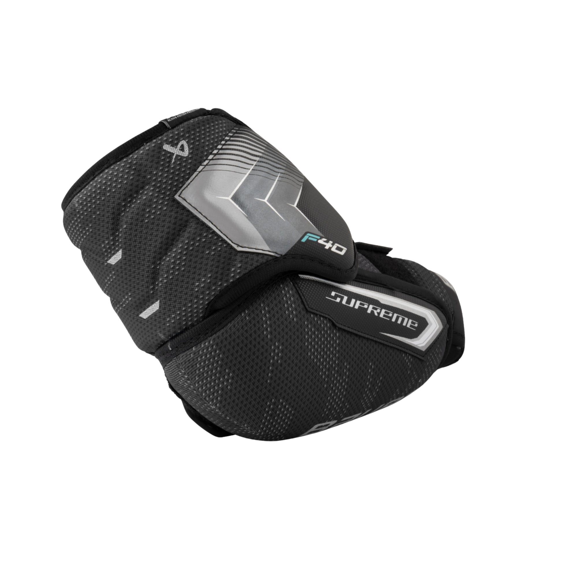 A photo of the Bauer Supreme F40 Senior Elbow Pads in colour black and grey.