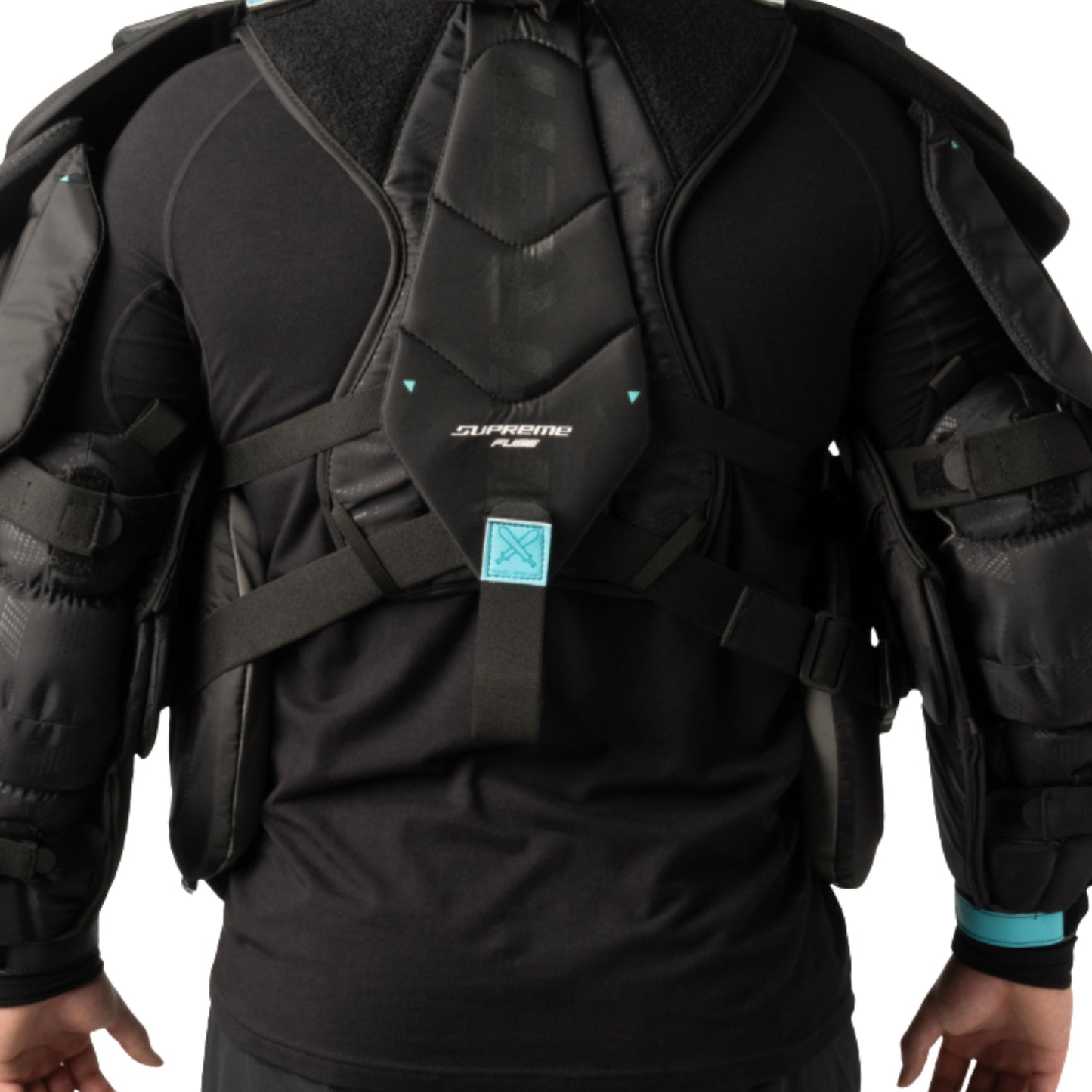 A photo of the Bauer Supreme Fuse Goalie Chest Protector in colour black.