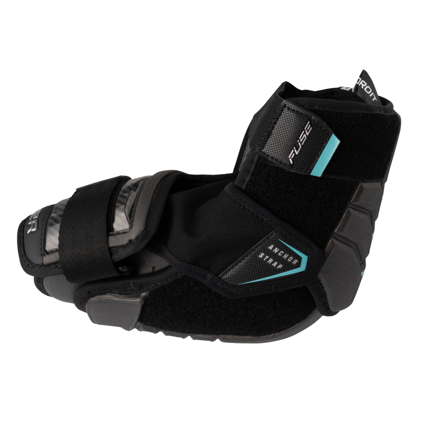A photo of the Bauer Supreme Fuse Elbow Pads (2026) in colour black and blue.