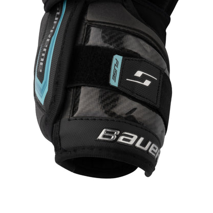 A photo of the Bauer Supreme Fuse  Elbow Pads (2026) in colour black and blue.