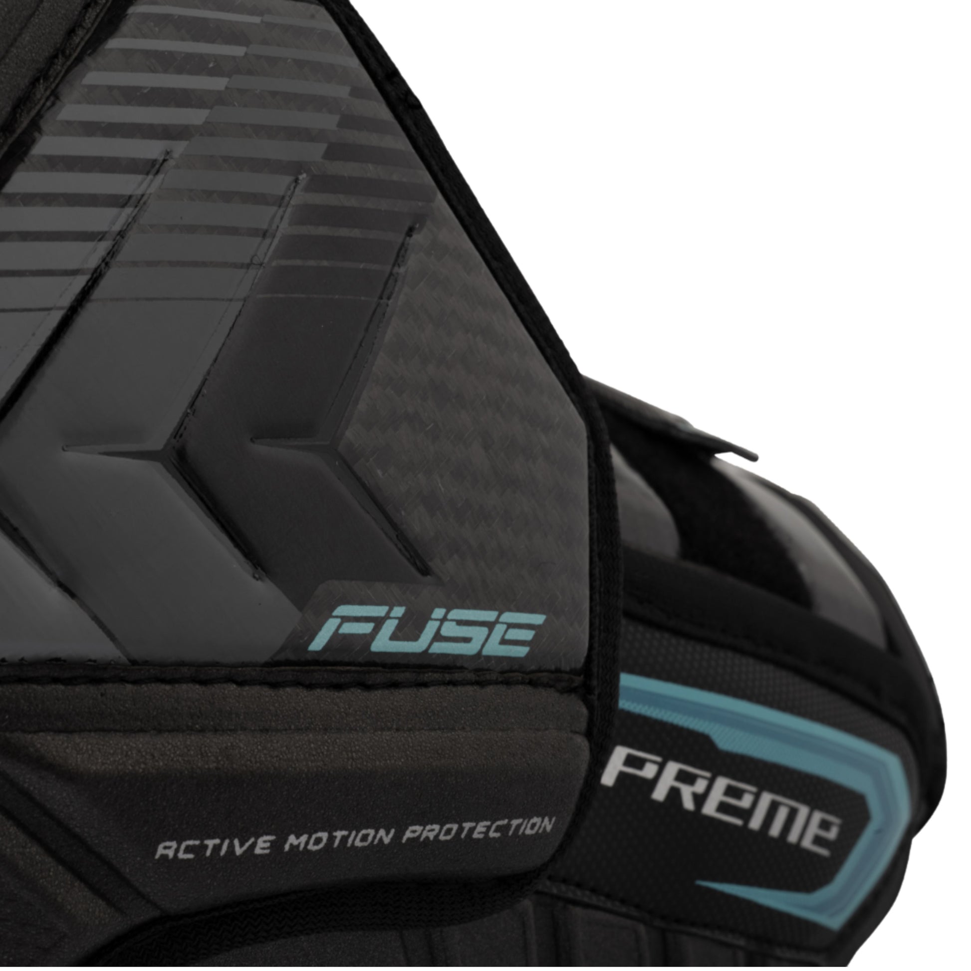 A photo of the Bauer Supreme Fuse Elbow Pads (2026) in colour black and blue.