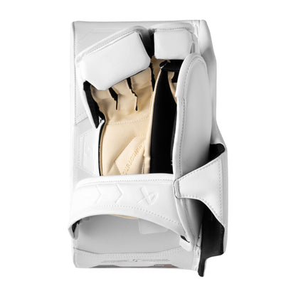A photo of the Bauer Supreme Fuse Senior Goalie Blocker in colour white.