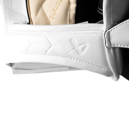 A photo of the Bauer Supreme Fuse Senior Goalie Blocker in colour white.