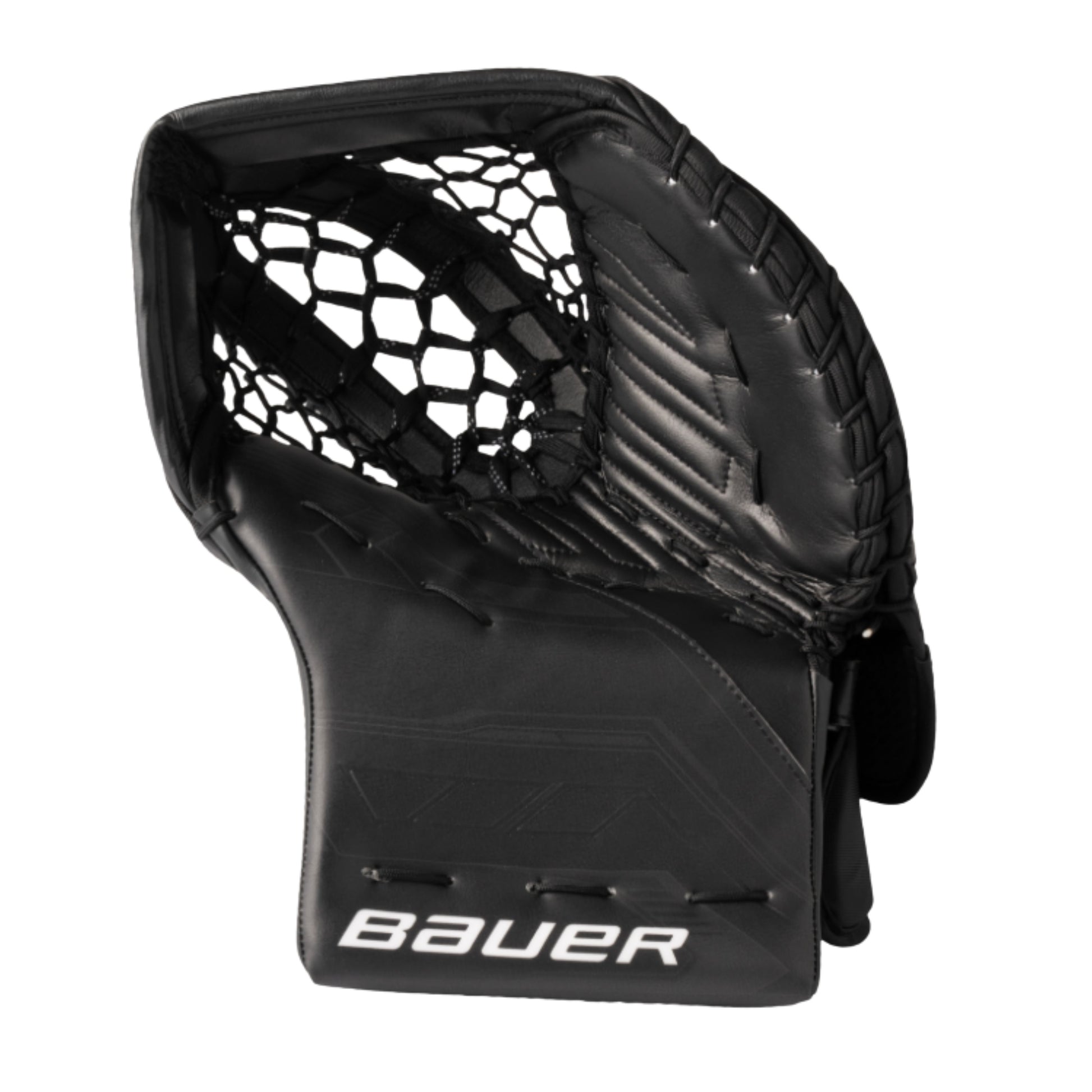 A photo of the Bauer Supreme Fuse Senior Goalie Catcher in colour black.
