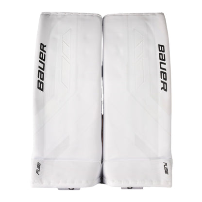 A photo of the Bauer Supreme Fuse Senior Goalie Pads in colour white.