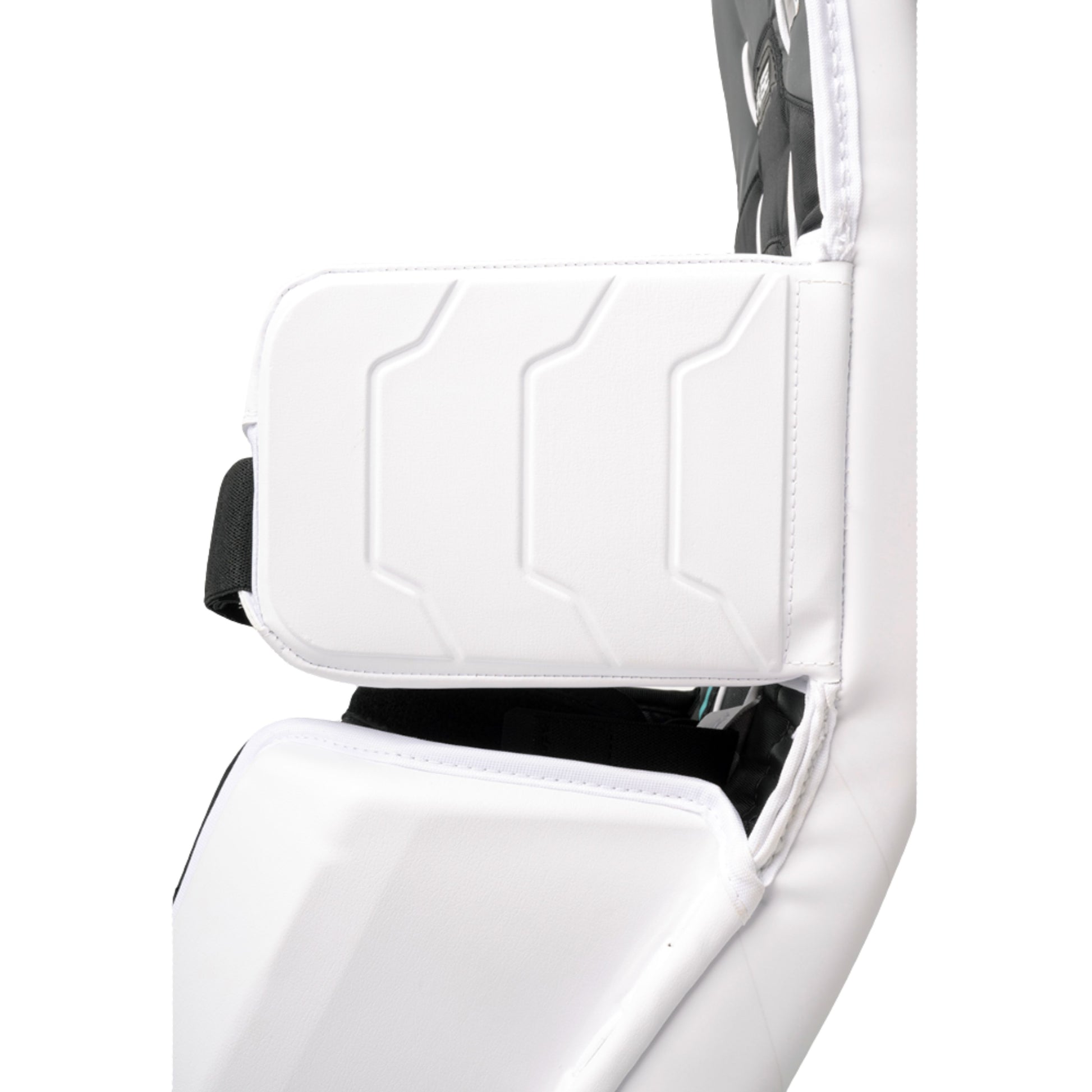A photo of the Bauer Supreme Fuse Senior Goalie Pads in colour white.