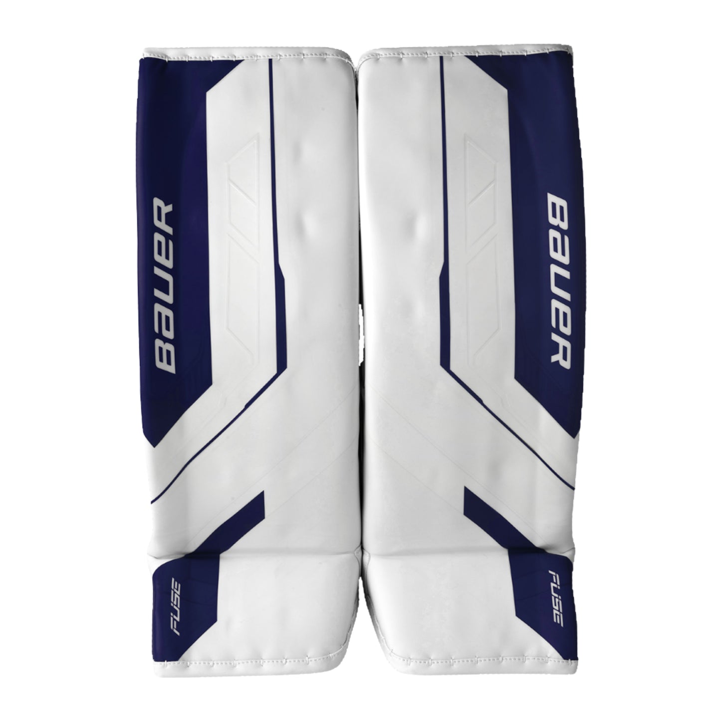 A photo of the Bauer Supreme Fuse Senior Goalie Pads in colour navy.