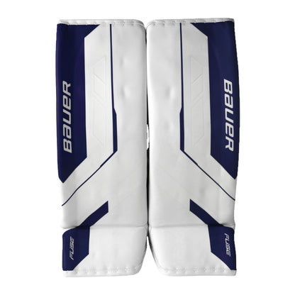 A photo of the Bauer Supreme Fuse Senior Goalie Pads in colour navy.