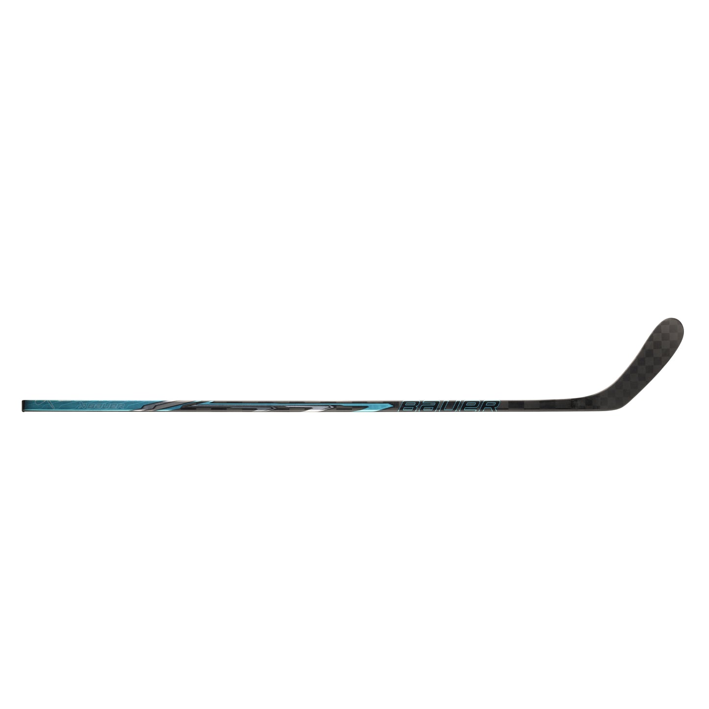 A photo of the Bauer Supreme Fuse Hockey Stick (2026) in colour black, white and teal.