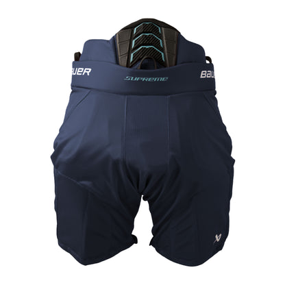 A photo of the Bauer Supreme Fuse Youth Hockey Pants in colour navy.