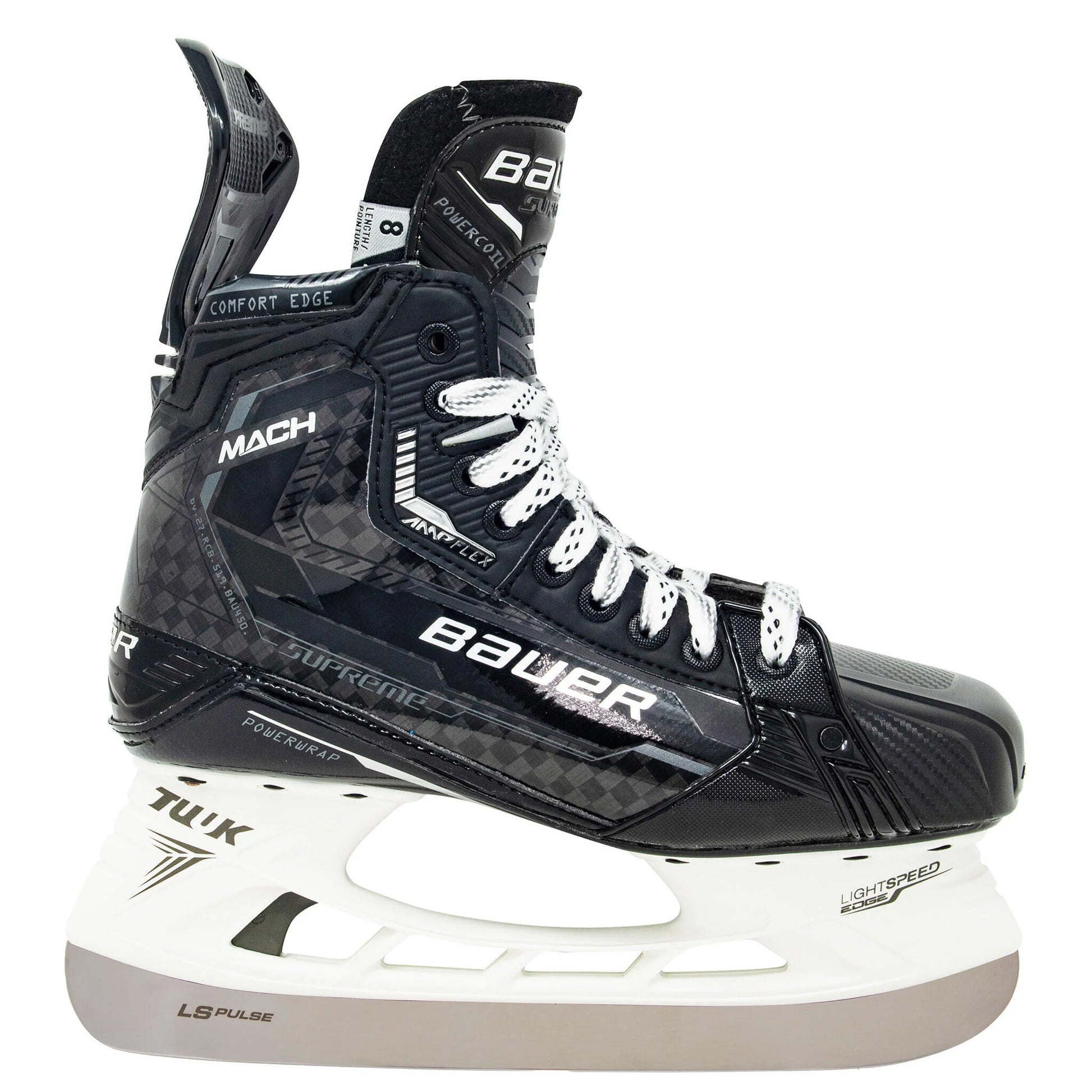 Bauer Supreme Senior Mach Hockey Skate Pulse Steel 