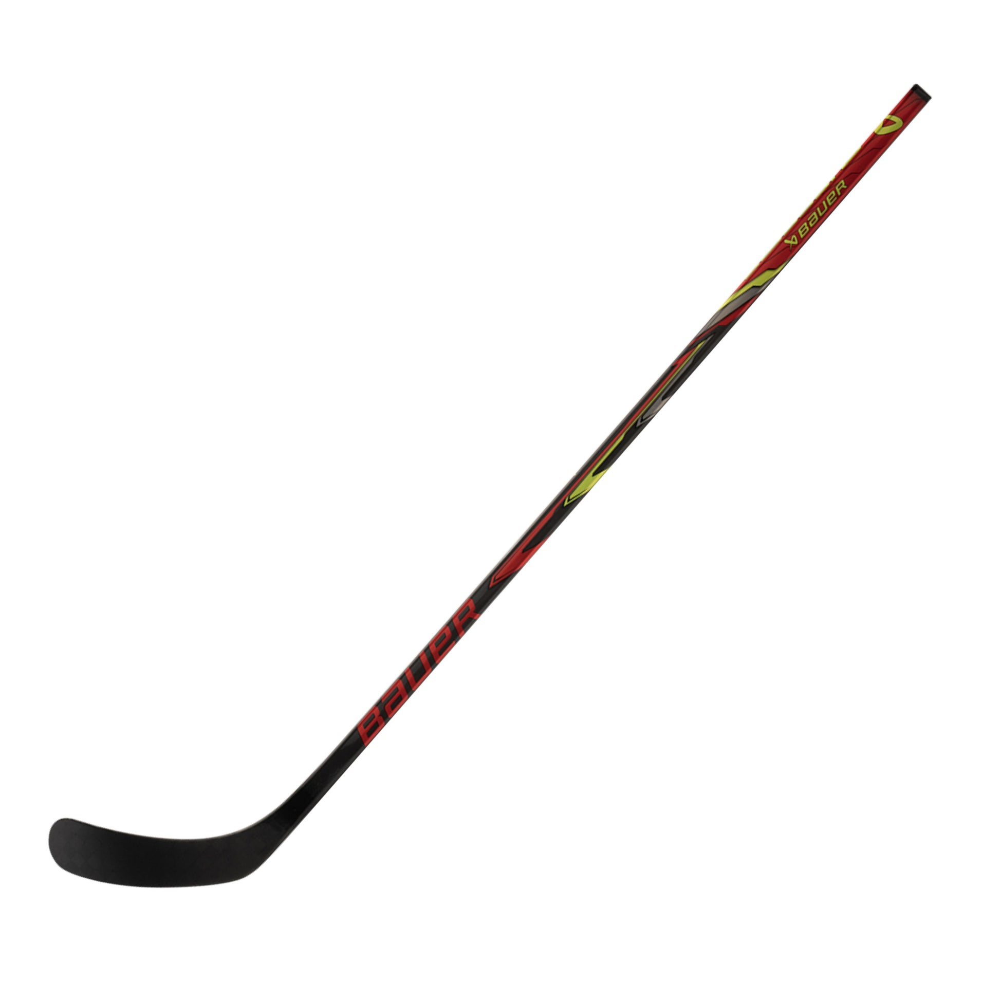 A photo of the  Bauer Supreme Series Junior Hockey Stick (2026) in colour red and black.