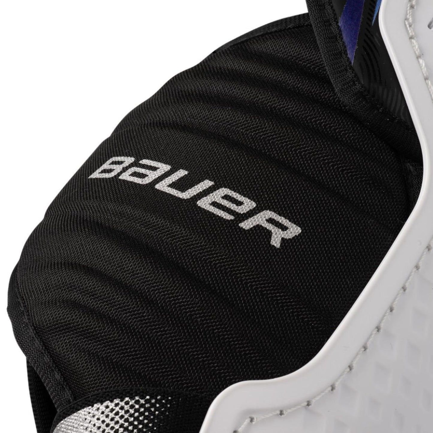 A photo of the Bauer Vapor Fly-W Women's Senior Hockey Shin Guards (2026) in colour white and black.