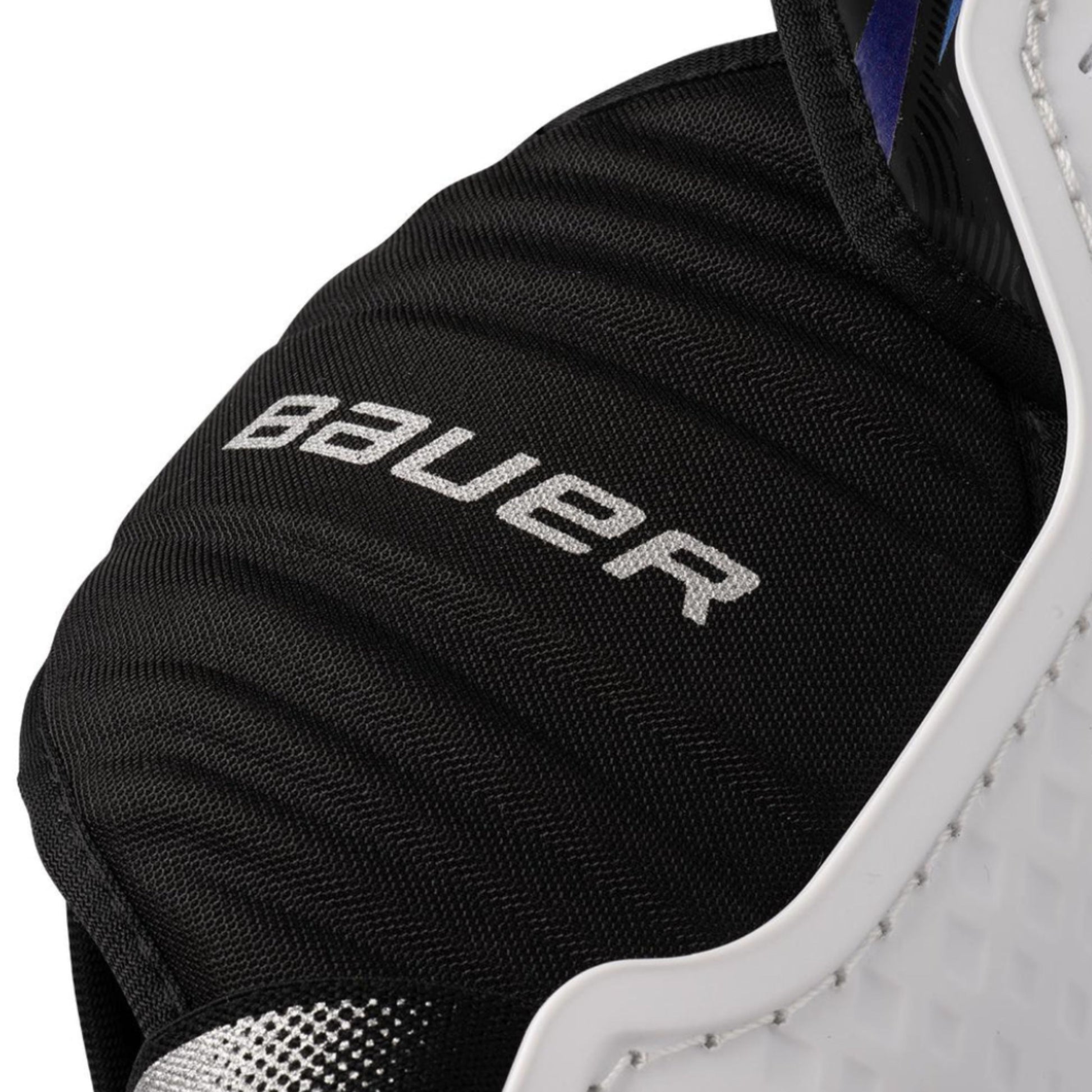 A photo of the Bauer Vapor Fly-W Women's Senior Hockey Shin Guards (2026) in colour white and black.