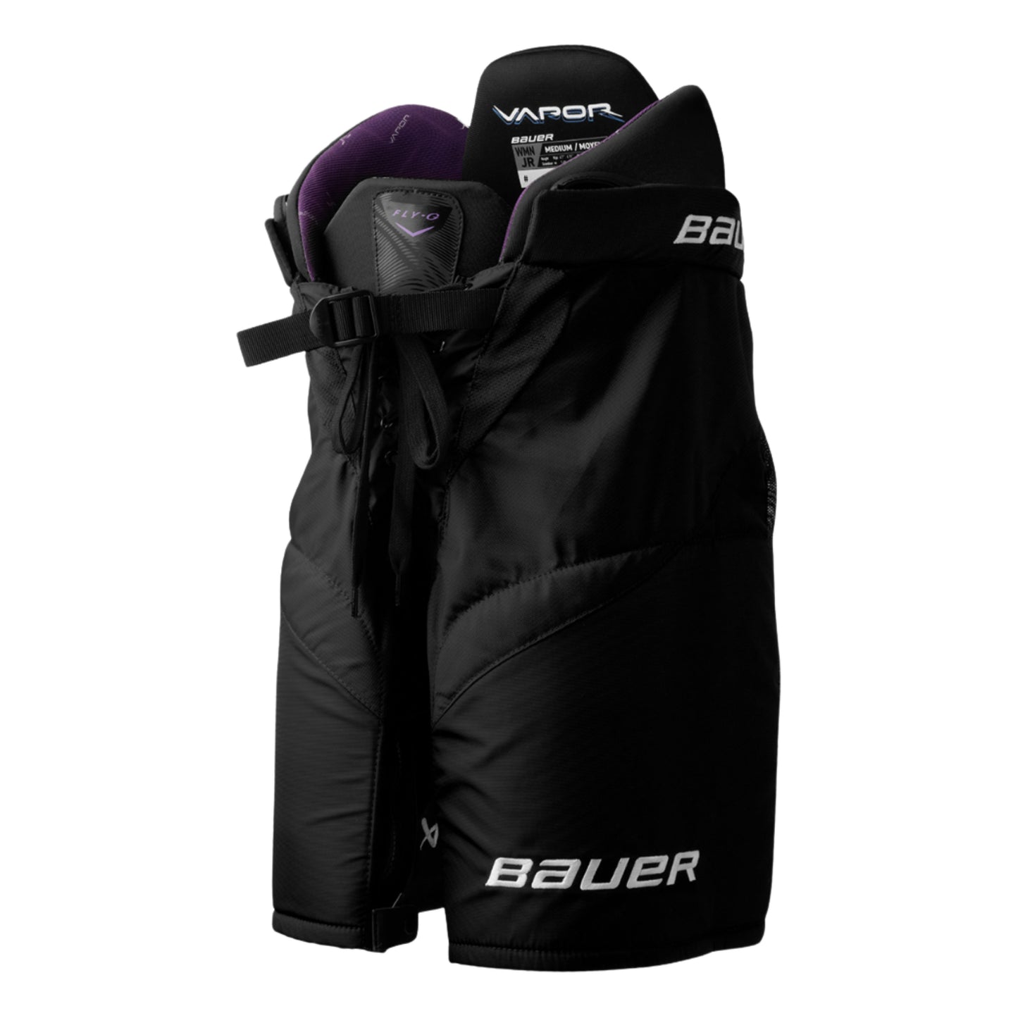 A photo of the Bauer Vapor Fly-W Womens Hockey Pants in colour black.