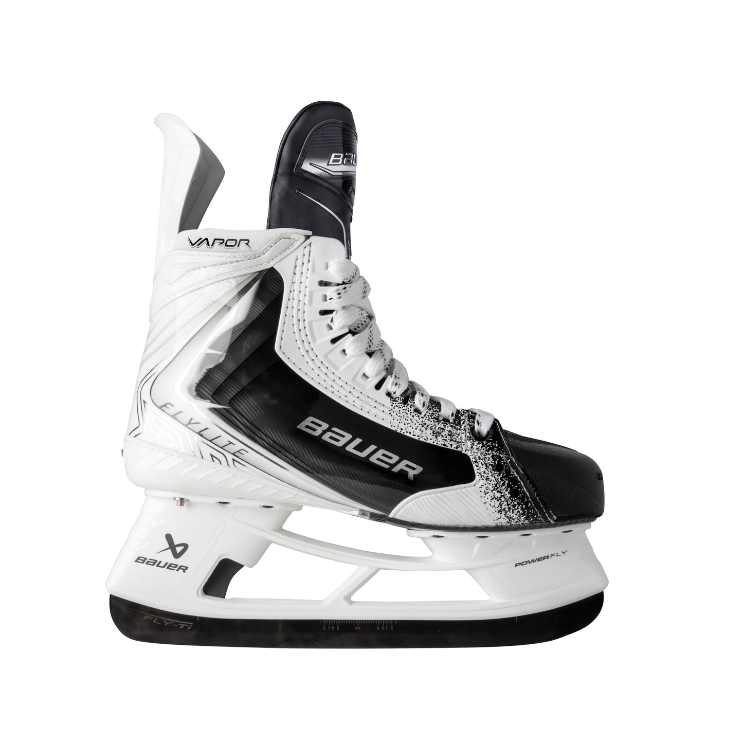 A photo of the Bauer Vapor Flylite LE Hockey Skates in colour white and black.