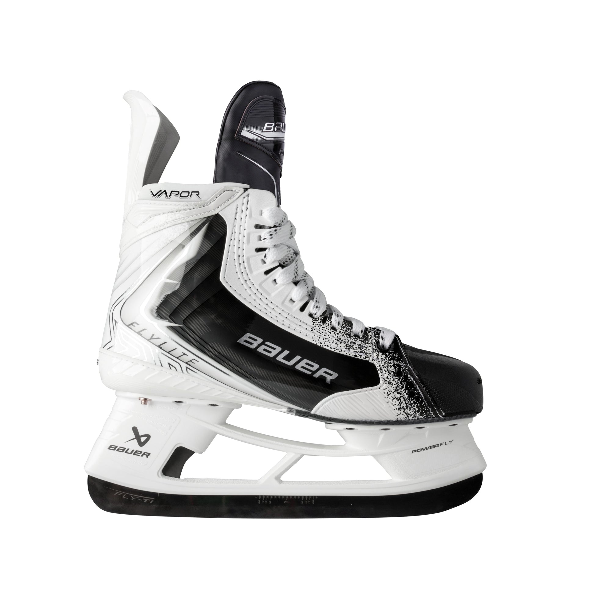 A photo of the Bauer Vapor Flylite LE Hockey Skates in colour white and black.