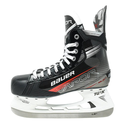 A photo of the Bauer Vapor Select Senior Hockey Skates (2023) - Source Exclusive in colour black side view.